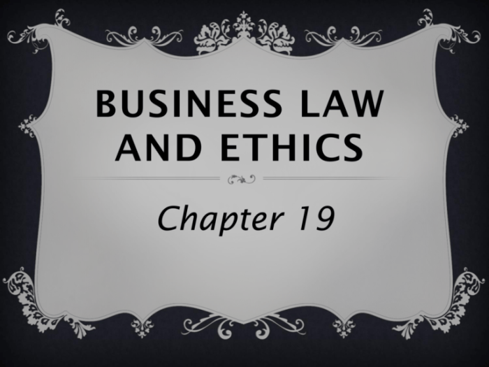 Business law and ethics bpa