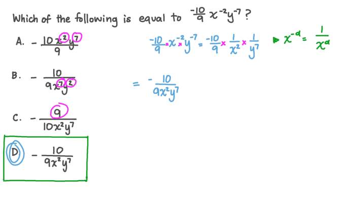 Expression rewrite using negative without answer exponent solved simplify 5y possible much transcribed text show