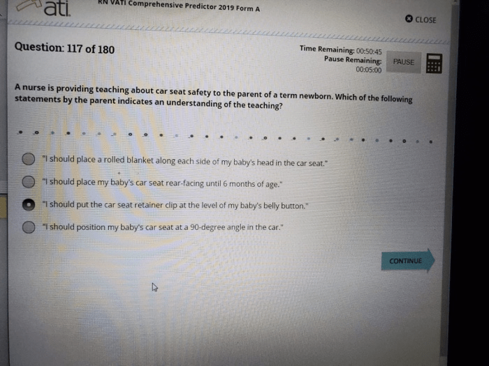 Ati comprehensive predictor 2019 proctored exam - 180 questions