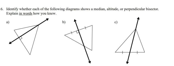 In this diagram line segment cd is the perpendicular bisector