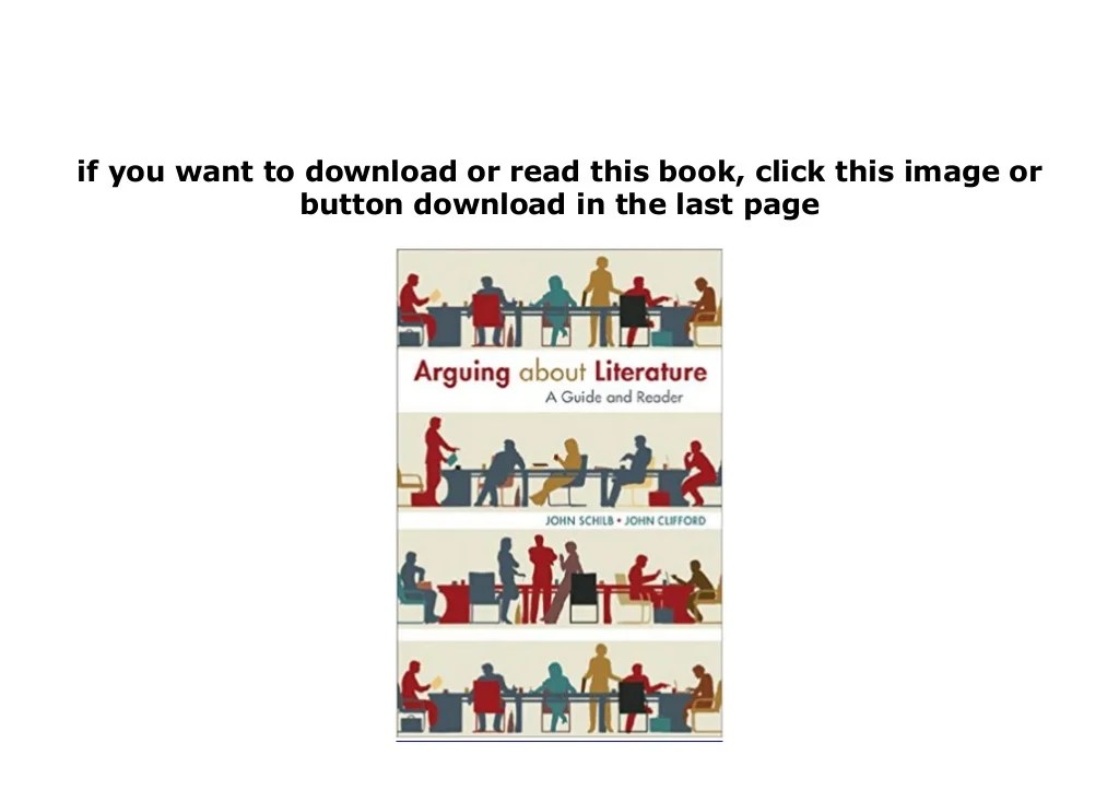 A brief guide to arguing about literature 3rd edition pdf