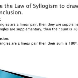 Law of detachment and law of syllogism worksheet